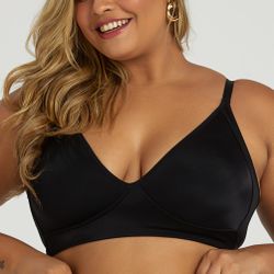 SUTIA MOLDADO DUPLO PRETO - Dilady Lingerie