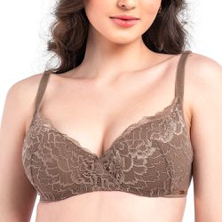 SUTIÃ C/ BOJO RENDADO CACAU - Dilady Lingerie