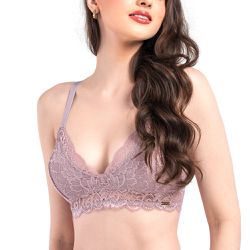 SUTIÃ LIGHT RENDADO ROSA RETRO - Dilady Lingerie