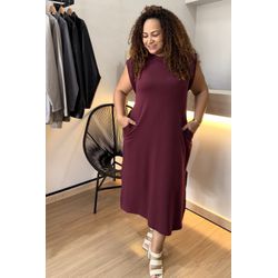 VESTIDO CINDY - MARSALA - Di Miranda Curvy