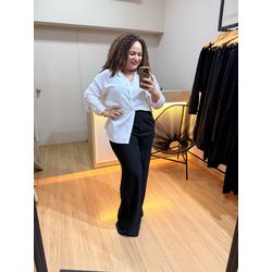 CALÇA FLAVIA PANTALONA - PRETA - Di Miranda Curvy