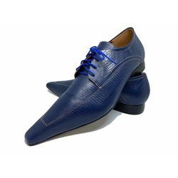 Sapato Masculino Italiano em Couro Social Executiv... - Di Paolo Sapatos Masculinos