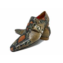 Sapato Masculino Italiano em Couro Social Executiv... - Di Paolo Sapatos Masculinos