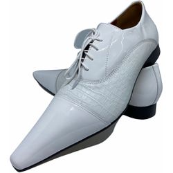 Sapato Masculino Italiano em Couro Social Executiv... - Di Paolo Sapatos Masculinos