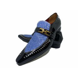 Sapato Masculino Italiano em Couro Social Executiv... - Di Paolo Sapatos Masculinos