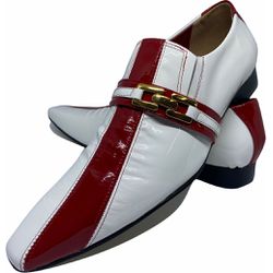 Sapato Masculino Italiano em Couro Social Executiv... - Di Paolo Sapatos Masculinos