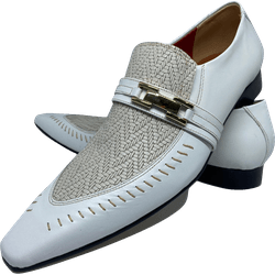 Sapato Masculino Italiano em Couro Social Executiv... - Di Paolo Sapatos Masculinos