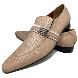 Sapato Masculino Italiano em Couro Social Executiv... - Di Paolo Sapatos Masculinos
