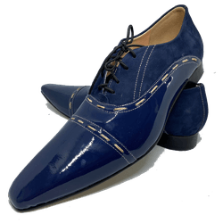 Sapato Masculino Italiano em Couro Social Executiv... - Di Paolo Sapatos Masculinos