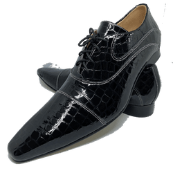 Sapato Masculino Italiano em Couro Social Executiv... - Di Paolo Sapatos Masculinos
