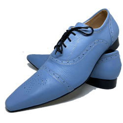 Sapato Masculino Italiano em Couro Social Executiv... - Di Paolo Sapatos Masculinos