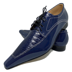 Sapato Masculino Italiano em Couro Social Executiv... - Di Paolo Sapatos Masculinos