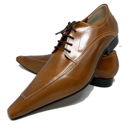 Sapato Masculino Italiano em Couro Social Executiv... - Di Paolo Sapatos Masculinos