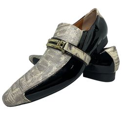 Sapato Masculino Italiano Em Couro Branco Social C... - Di Paolo Sapatos Masculinos