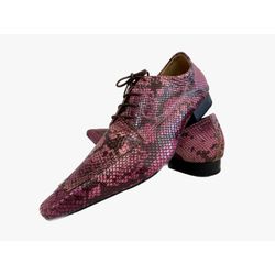 Sapato Masculino Italiano Em Couro Vinho Executivo... - Di Paolo Sapatos Masculinos