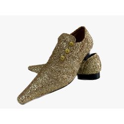 Mocassim Masculino Italiano Em Couro Dourado Socia... - Di Paolo Sapatos Masculinos