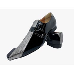 Sapato Masculino Italiano Em Couro Social Verniz P... - Di Paolo Sapatos Masculinos