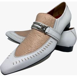Sapato Masculino Italiano em Couro Social Executiv... - Di Paolo Sapatos Masculinos
