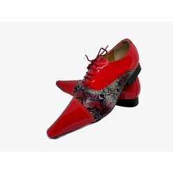Sapato Masculino Italiano em Couro Executivo Verme... - Di Paolo Sapatos Masculinos