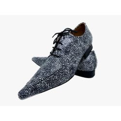 Sapato Masculino Italiano em Couro Executivo Branc... - Di Paolo Sapatos Masculinos