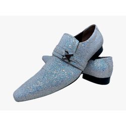 Sapato Masculino Italiano Em Couro Social Branco G... - Di Paolo Sapatos Masculinos