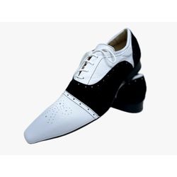 Sapato Masculino Italiano Em Couro Social Branco R... - Di Paolo Sapatos Masculinos