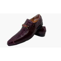 Sapato Masculino Italiano Em Couro Bordô Ref: D906 - Di Paolo Sapatos Masculinos