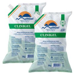 2 Sachês de 5kg - Gel Condutor Clínico - Diprofisio Aparelhos de Estética e Fisioterapia