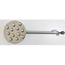 Queimador 12f Pasteleiro C/ Tp Inox C/registro - 3... - DISTRELD