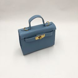 Bolsa Mini Kelly Azul Claro - Divina Luz
