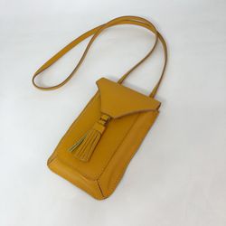 Bolsa porta Celular Mostarda - Divina Luz