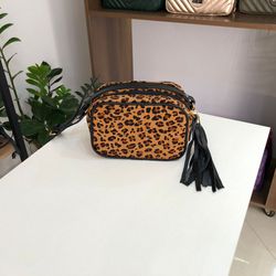 Bolsa Lia Onça C/Preto - Divina Luz