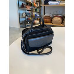 Bolsa Lorena Camurça Preta - Divina Luz