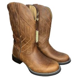 BOTA MASC GOYAZES REDONDA USA TERRA - 223601-CU PADRAO - DJANGUS WEST