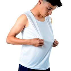Camiseta Dryfit Regata Básica Lisa Preta - REG-DRY... - DJON