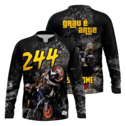 Camiseta Personalizada com seu nome 244 - ML-GRAU... - DJON