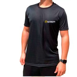 Camiseta Uniforme para Eletricista preta - ELETR-... - DJON