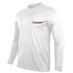 Camiseta Manga Longa Uniforme para Eletricista Bra... - DJON