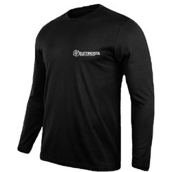 Camiseta Manga Longa Uniforme para Eletricista Pre... - DJON