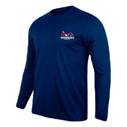 Camiseta Manga Longa Uniforme para Pedreiro Azul -... - DJON