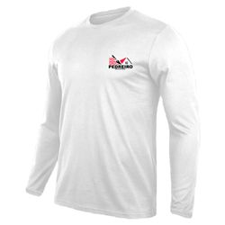 Camiseta Manga Longa Uniforme para Pedreiro Branca... - DJON