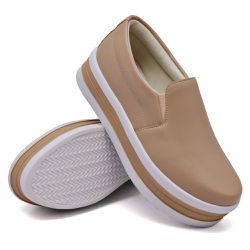 Tênis Dk Shoes Slip On Iate liso Rosê - DK Shoes | Tênis Casuais Femininos