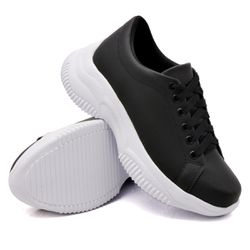 Tênis Siena Chunky Liso DK Shoes Lançamento Preto - DK Shoes | Tênis Casuais Femininos