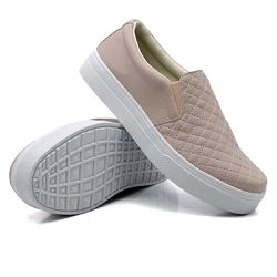 Tênis Infantil Slip On Dk Detalhe Costura Rosê - DK Shoes | Tênis Casuais Femininos