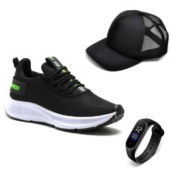 KIT Tênis Casual Esportivo Masculino Confortável +... - DMDAMANDO