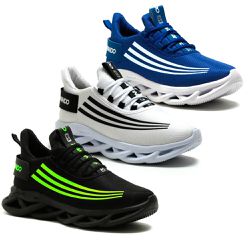 KIT 3 Pares Tênis Casual Esportivo Masculino Confo... - DMDAMANDO