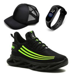 Combo Tênis Esportivo Masculino Para Treino Confor... - DMDAMANDO