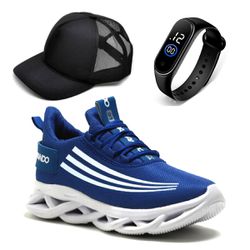 Combo Tênis Esportivo Masculino Para Treino Confor... - DMDAMANDO