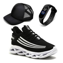 Combo Tênis Esportivo Masculino Para Treino Confor... - DMDAMANDO