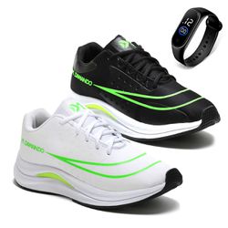 Kit 2 Pares Tênis Masculino Esportivo Para Treino ... - DMDAMANDO